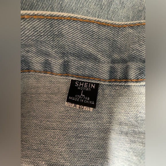 Shein Button Up Maxi Jean Skirt - Picture 4 of 4